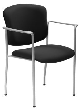 iCentric Stacker iCentric Stacker with Arms from ergoCentric. Equipped with Chrome Frame and Black Seat
