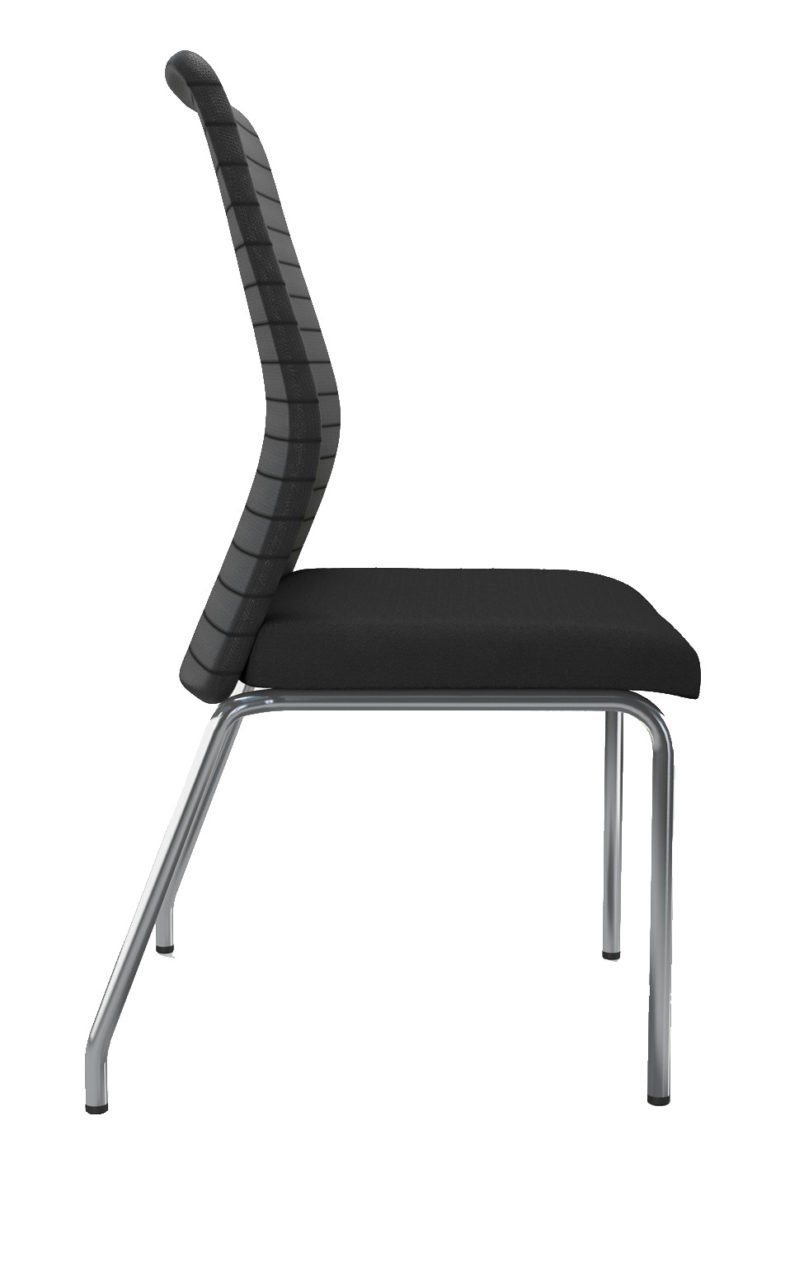 iCentric Mesh Guest Chair Armless from ergoCentric. Equipped with Black Frame an